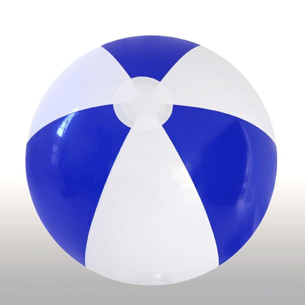 Beach Balls - .50cm. Blue & White - ballsforafrica.co.za