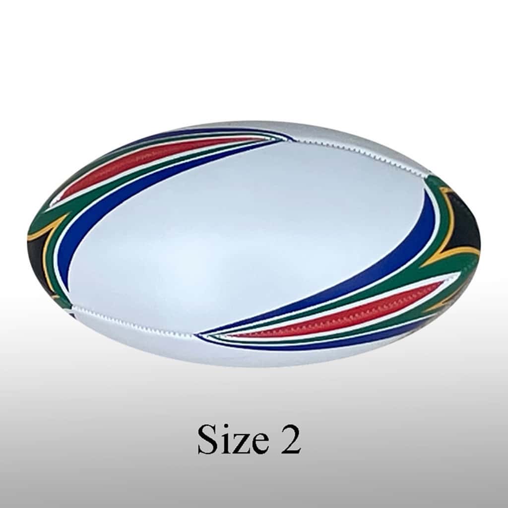 Size 2, Midi SA Flag, Rugby Ball ballsforafrica.drivechain.co.za